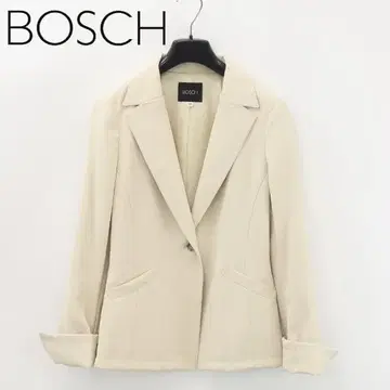 B7886 BOSCH 보쉬 스티치 1버튼 자켓 아이보리 계열 38