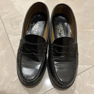 [ 새상품급 ] HARUTA 로퍼 24cm 블랙