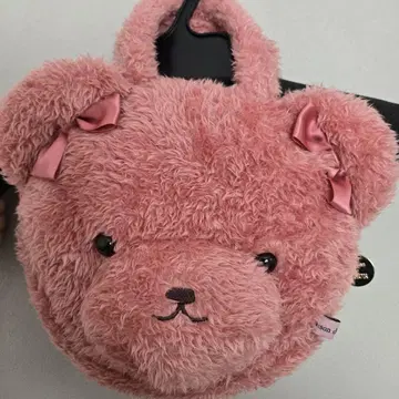 메종 드 플뢰르 핑 곰 니아 토트백
