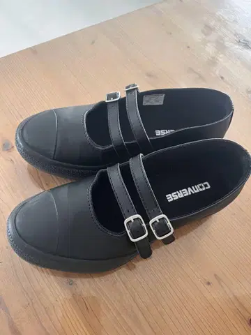 컨버스 스니커즈 메리제인 블랙 23cm 2개 스트랩