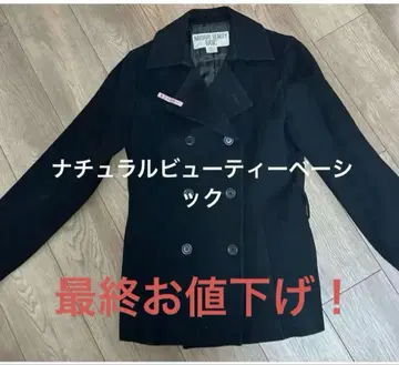 내추럴 뷰티 베이직 울 숏코트 블랙