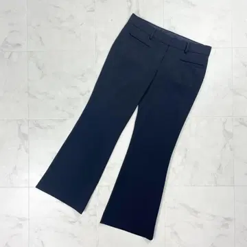 theory 프론트 포켓 세미 플레어 팬츠 블랙 사이즈 2*FD897