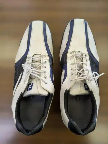 FootJoy 골프화 남성용 화이트/네이비 26.5cm