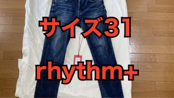 레드카드 택 포함 리듬플러스 rhythm+ 스키니 데님 사이즈 31