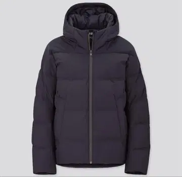 UNIQLO 심리스 다운 파카 M 네이비