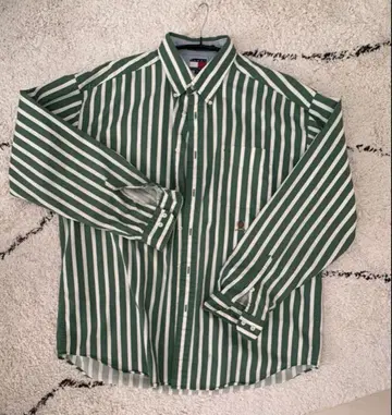 TOMMY HILFIGER 90s 스트라이프 셔츠 XL