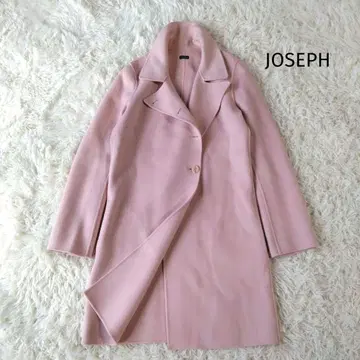 JOSEPH 캐시미어 혼방 리버 코트 더블 페이스 핑크