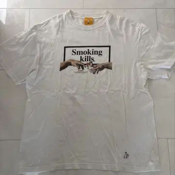 FR2 Smoking kills 티셔츠 화이트