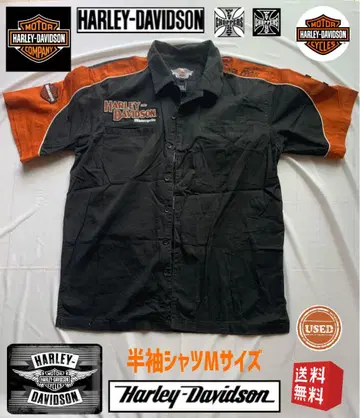 무료배송 [Harley-Davidson] 반팔 셔츠 M 사이즈