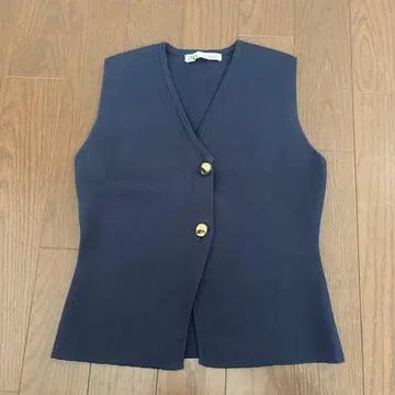 ZARA 니트 베스트 네이비