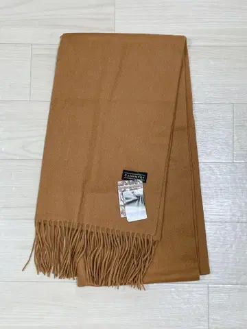 캐시미어 100% 카멜 스톨