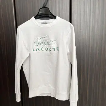 LACOSTE 라코스테 화이트 크루넥 트레이닝복 S