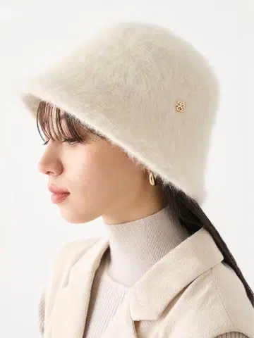 SNIDEL 퍼 크로셰 모자