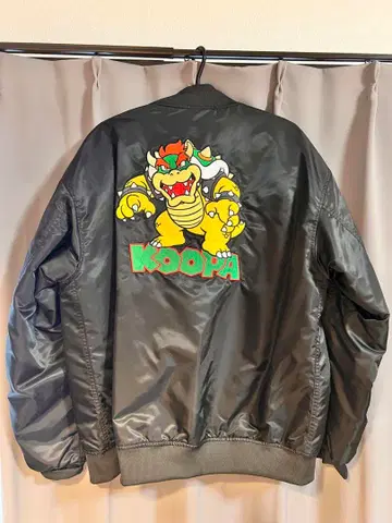 쿠파 자수 블랙 MA-1 자켓