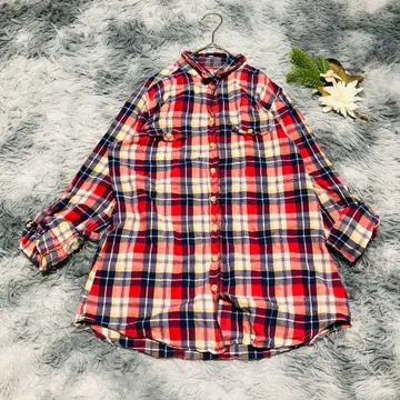 AZUL BY MOUSSY 아줄바이마우지 (M) 체크 무늬 셔츠