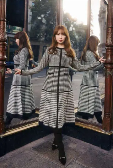 Herlipto Montaigne Knit Long Dress