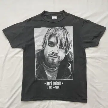 [ NIRVANA ] Kurt Cobain 추모 밴드 t셔츠 L