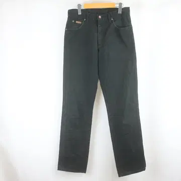 Wrangler TEXAS 페이드 블랙 데님 팬츠 32 구제 의류