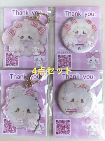 이세탄  산리오 pream 마이멜로디 냐니뉴녜뇽 4점