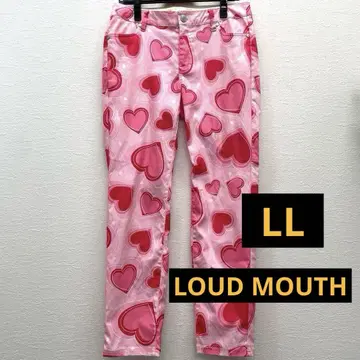 [ M10 ] 라우드마우스 LOUDMOUTH 골프웨어 하트 무늬 팬츠