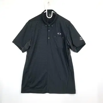 오클리 스컬 골프 피케 셔츠 블랙 XL 사이즈 434392JP