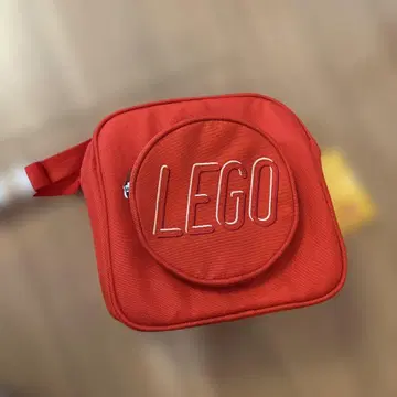 LEGO 레고 숄더백 새상품 택 포함 빨간색 레드 블록
