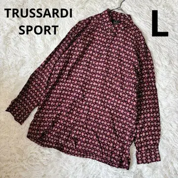 TRUSSARDI SPORT 올 패턴 셔츠 레이온 100 남성용 50