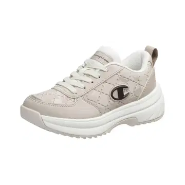 새상품 챔피온 인조 가죽 스니커즈 305 통굽 베이지 24.5cm ipl