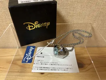 d978/새상품 Disney 미키 목걸이 시계 파란색 스톤 포함