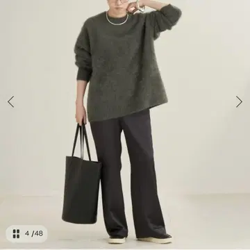 Plage 새틴 릴렉스 팬츠 블랙