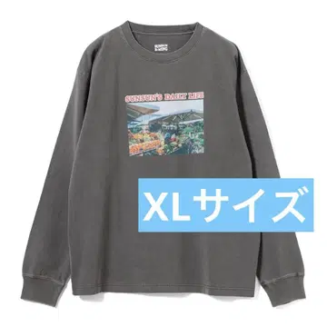 [ 거의 미사용 ] BEAMS 스 롱 슬리브 T셔츠 [ market ]