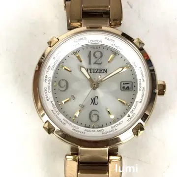 CITIZEN XC 크로스시 여성용 손목시계 H240 에코드라이브 전파