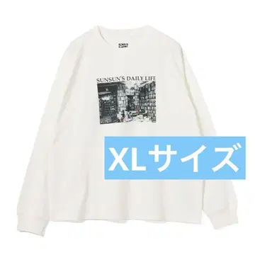 [ 거의 미사용 ] BEAMS 스 롱 슬리브 T셔츠 [ market ]