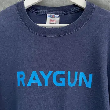 00s RAYGUN 브랜드 USA제 메시지 페이드 티셔츠