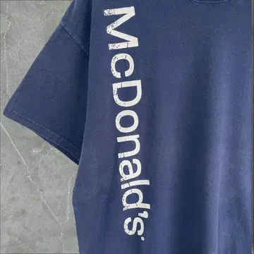 00s 맥도날드 맥 McDonald 레어 패턴 티셔츠