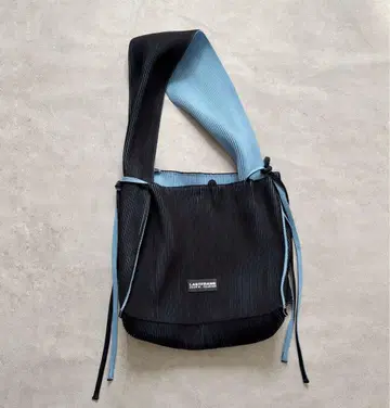 LASTFRAME HINEMOSU BAG 블랙 x 블루 그레이