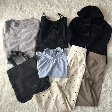 여성용 묶음 판매 코디 판매 코트 포함 L~XL 사이즈 상당