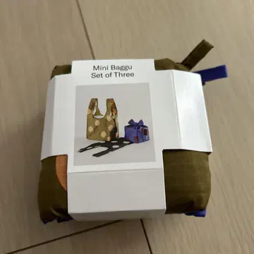 도트 무늬 BAGGU 에코백 3세트 사이즈 미니