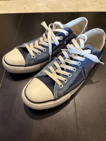 CONVERSE ALL STAR 데님 패치워크 스니커즈 고품질