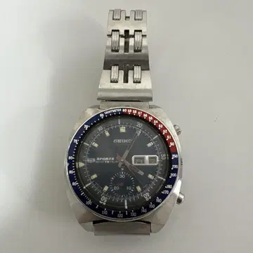 작동품 SEIKO 세이코 6139-6000 펩시 베젤 귀중 레어