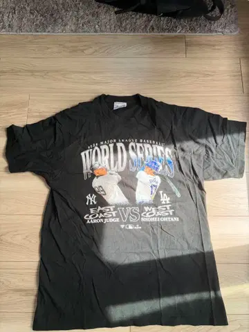 2024 월드 시리즈 티셔츠 X-라지 블랙