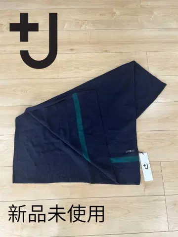 +J 네이비 머플러 미사용 새상품
