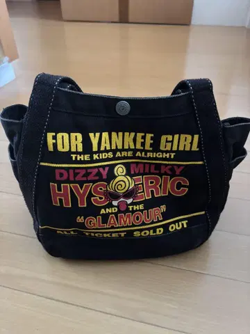 HYSTERIC GLAMOUR 토트백 블랙