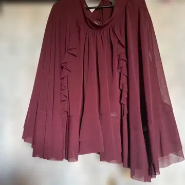 ZARA 프릴 판초 블라우스