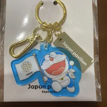 오사카 간사이 만박 일본관 도라에몽 아크릴 키링 파랑