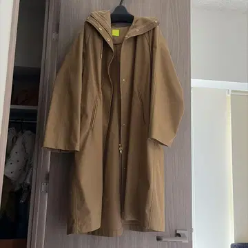 WCJ 에코 퍼 라이너 부착 코트