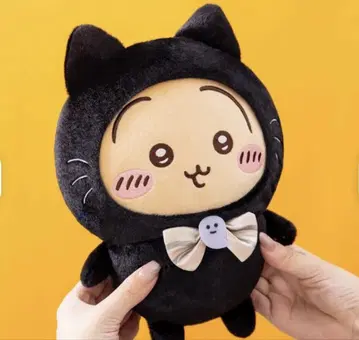 치이카와 검은 고양이 봉제 인형 토끼