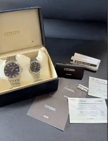 CITIZEN 에코 드라이브 시계 2개 세트