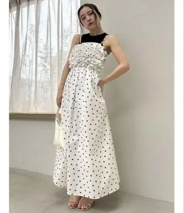 SNIDEL 스나이델 탱크 세트 프릴 원피스