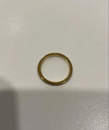 18K 골드 도금 스테인리스 조각 디자인 핑키링